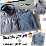Sweats ML pour garçon -lot de 2-Garcia-T.14--15 ans, Enlèvement ou Envoi, Utilisé, Taille 164