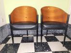 2 vintage iconische designstoelen Costes; zeer goede staat, Cuir, Autres couleurs, Design klassieker, tijdloos en elegant, Comme neuf