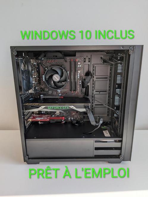 Ryzen 3-gaming-pc + GTX 1070 + SSD HDD + WIFI + WINDOWS 10, Computers en Software, Desktop Pc's, Gebruikt, 3 tot 4 Ghz, HDD, SSD
