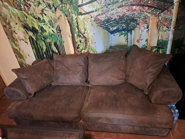 Canapé 3 places, Maison & Meubles, Canapés | Salons, Comme neuf, Banc droit, Trois personnes, 200 à 250 cm, 75 à 100 cm, Bois