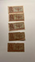 5x 1 gulden 1949 Juliana., Postzegels en Munten, Munten | Nederland, Ophalen of Verzenden, 1 gulden