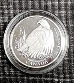 munt Canada 50 cent 2000 zilver 0,925: Roofvogels Canada - R, Postzegels en Munten, Verzenden, Zilver