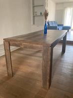 Houten tafel: 200x90cm, Ophalen, Gebruikt, Klassiek, 50 tot 100 cm