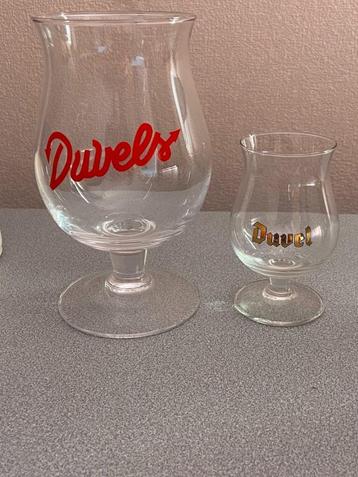 DUVEL bierglas WK voetbal 2018 + DUVEL MINI bierglas beschikbaar voor biedingen