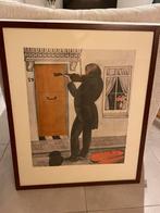 Schilderij met kader, Ophalen