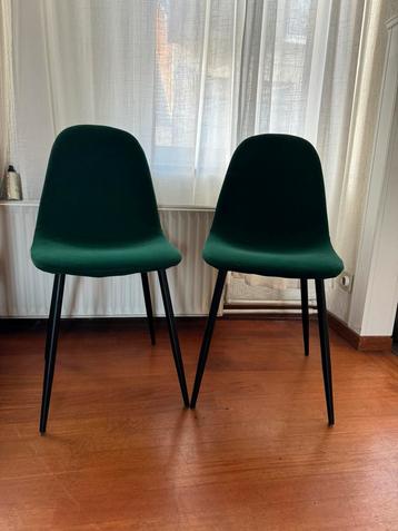 Fluwelen stoelen set  beschikbaar voor biedingen