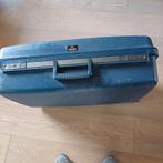 Blauwe Delsey reiskoffer met wieltjes, Ophalen, Gebruikt, Wieltjes