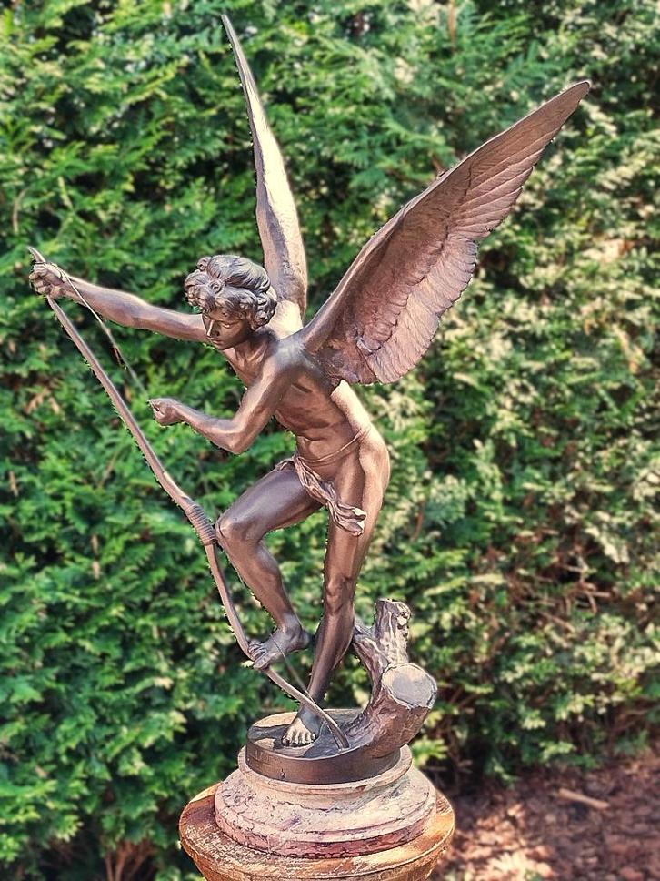 Bronzen beeld L' amour irrésistible., Antiek en Kunst, Antiek | Brons en Koper, Brons, Ophalen