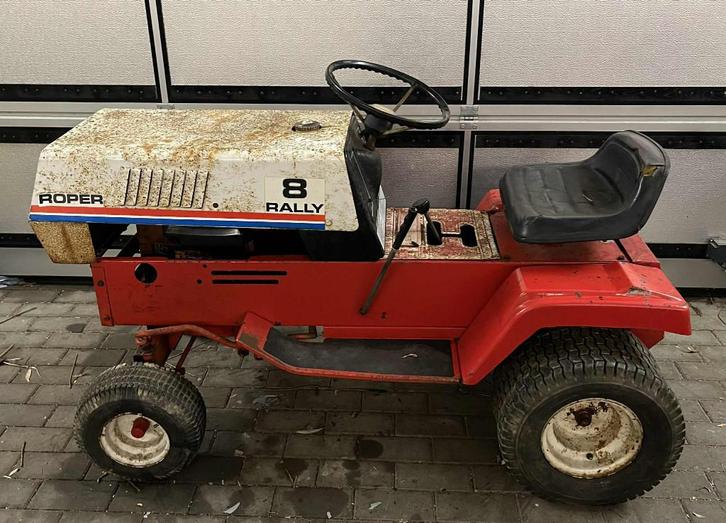 Roper Rally 8 tracteur tondeuse collection 70 / 80s vintage, Jardin & Terrasse, Tondeuses autoportées, Enlèvement