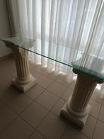 Zuilen met glas..dekenkist, Huis en Inrichting, Ophalen, Zo goed als nieuw