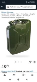 Metalen jerrycan van 20 liter, Ophalen of Verzenden, Nieuw
