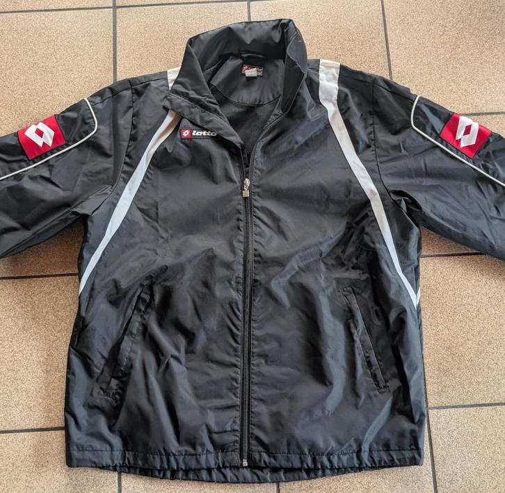 Lotto jas, Kleding | Heren, Jassen | Zomer, Zo goed als nieuw, Maat 46 (S) of kleiner, Zwart, Ophalen of Verzenden