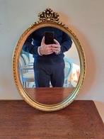 Miroir Ovale Doré – Élégance Classique & Intemporelle, Ophalen, Ovaal, Minder dan 50 cm, Minder dan 100 cm