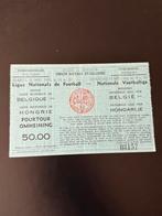 Ticket belgie vs hongarije 1965, Verzenden, Zo goed als nieuw