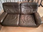Bruine lederen zetel ‘De Sede’., Ophalen, Gebruikt, 150 tot 200 cm, Tweepersoons