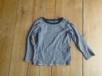 T-shirt lange mouw gestreept blauw maat 98/104, H&m, Comme neuf, Fille, Chemise ou À manches longues