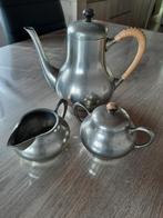Tinnen koffie -en suikerset Real pewter holland, Antiek en Kunst, Antiek | Tin, Ophalen