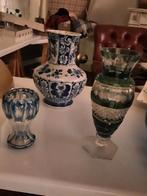 Collection de 3 vases: Delft et Val Saint-Lambert, Antiquités & Art, Enlèvement