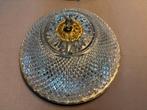 Lot 5 lampes vintage verre diamant – campagne chic, Enlèvement, Comme neuf, Verre, Vintage