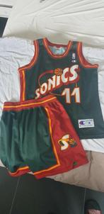 Seattle SuperSonics Schrempf #11 Champion-set, maat M, Kleding | Heren, Maat 48/50 (M), Ophalen of Verzenden, Gedragen, Groen