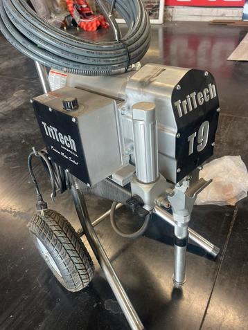 Verfspuit machine “tritech T9”, Enlèvement