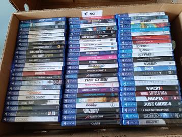 50 tal diverse PS4 spelletjes in nieuwe staat beschikbaar voor biedingen