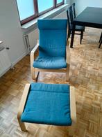 Ikea schommelstoel+voetenbank, Ophalen, Gebruikt