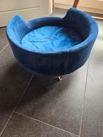 Fluwelen kattenmand blauw, Dieren en Toebehoren, Ophalen