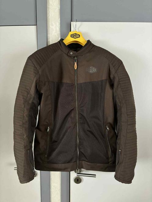 Segura Dikinson motorjas (bruin), Motoren, Kleding | Motorkleding, Jas | textiel, Heren, Nieuw zonder kaartje, Ophalen of Verzenden