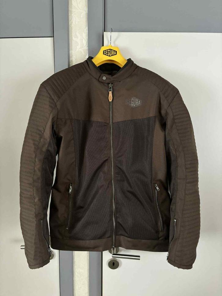 Segura Dikinson motorjas (bruin), Motoren, Kleding | Motorkleding, Jas | textiel, Heren, Nieuw zonder kaartje, Ophalen