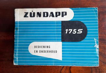 Zundapp 175S bediening en onderhoudsboekje Nederlandstalig beschikbaar voor biedingen