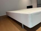 tweepersoonsbed 160 x 200 box (+ matras), Huis en Inrichting, Slaapkamer | Bedden, Ophalen, Wit, Zo goed als nieuw, Twijfelaar