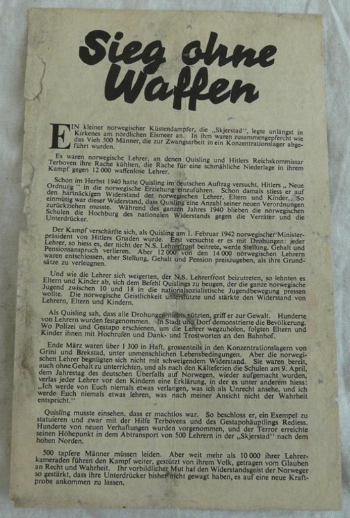 Pamflet, Leaflet, Flugblatt, Nr. G.27, Engels / UK, 1942.(1), Verzamelen, Militaria | Tweede Wereldoorlog, Luchtmacht, Overige typen