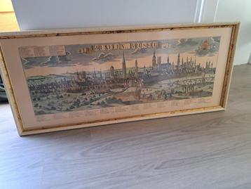 Ingekleurde tekening van Brussel beschikbaar voor biedingen