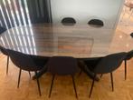 Tafel, Huis en Inrichting, Tafels | Eettafels, Ophalen, Ovaal, Metaal