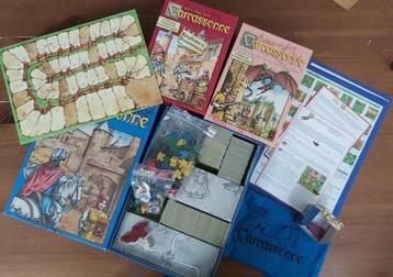 Carcassonne basisspel + 3 uitbreidingen beschikbaar voor biedingen