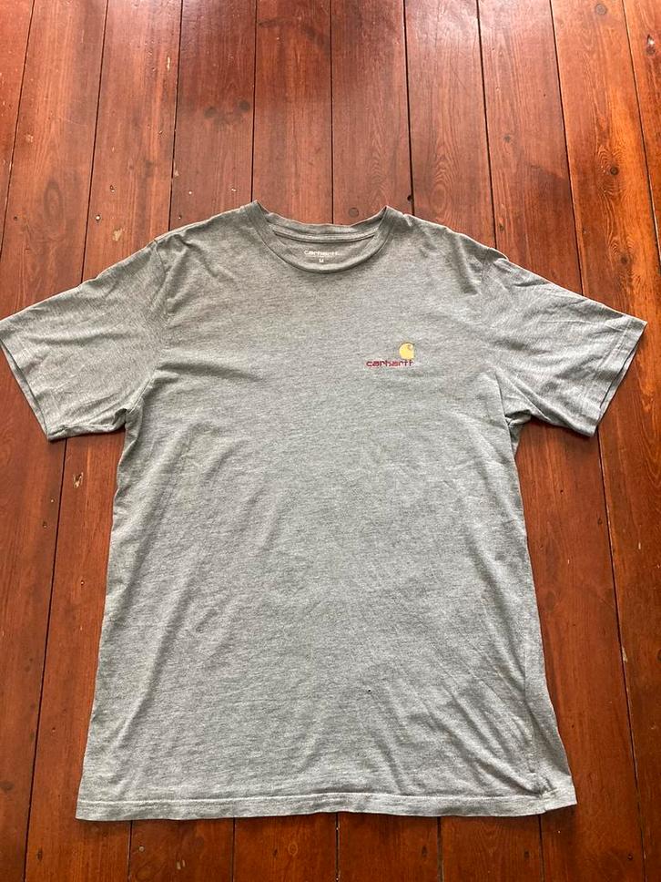 Grijze Carthartt T-shirt Heren, Kleding | Heren, T-shirts, Gedragen, Maat 48/50 (M), Grijs, Ophalen