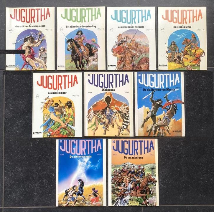 Jugurtha - 9 strips, Boeken, Stripverhalen, Meerdere stripboeken, Ophalen of Verzenden