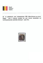 OCB N 1A brun gris P80 Marchienne-au-Pont, Enlèvement ou Envoi, Chefs d'Etat, Affranchi, Timbre-poste