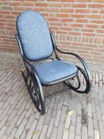 vintage schommelstoel ligstoel thonet zwart, Antiek en Kunst, Ophalen