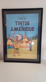 Tintin en Amerique poster, Verzamelen, Posters, Zo goed als nieuw, Ophalen