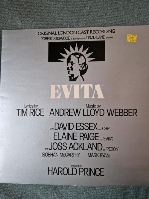 Elpee Evita, de musical 1978, Cd's en Dvd's, Vinyl | Filmmuziek en Soundtracks, Zo goed als nieuw, Ophalen of Verzenden