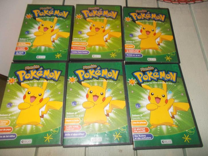 18 POKÉMON-DVD'S, Cd's en Dvd's, Dvd's | Kinderen en Jeugd, Gebruikt, Tv fictie, Overige genres, Alle leeftijden, Ophalen of Verzenden