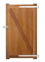Houten poortje Bankirai - nieuw 100cm x 180cm, Tuin en Terras, Ophalen, 100 tot 150 cm, Nieuw, Draaipoort