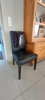 Bergmund stoel Ikea met velvet hoes, Huis en Inrichting, Ophalen, Gebruikt, Zwart, Leer