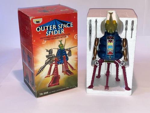 Ongelooflijke Outer Space Spider-robot + doos - Look 50's Vi, Antiek en Kunst, Antiek | Speelgoed, Ophalen of Verzenden