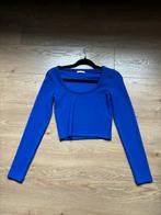 haut bershka, Comme neuf, Taille 36 (S), Bleu, Manches longues