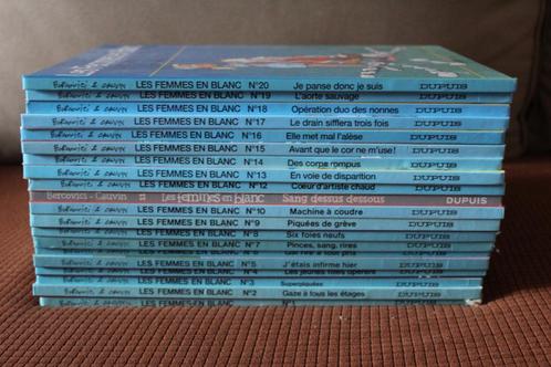 Les Femmes en blanc 20 tomes, du 1 au 20 (dont 11 E.O.), Boeken, Stripverhalen, Gelezen, Meerdere stripboeken, Ophalen of Verzenden