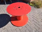 Rode houten kabelhaspel, Gebruikt, 50 tot 75 cm, Rond, Overige houtsoorten