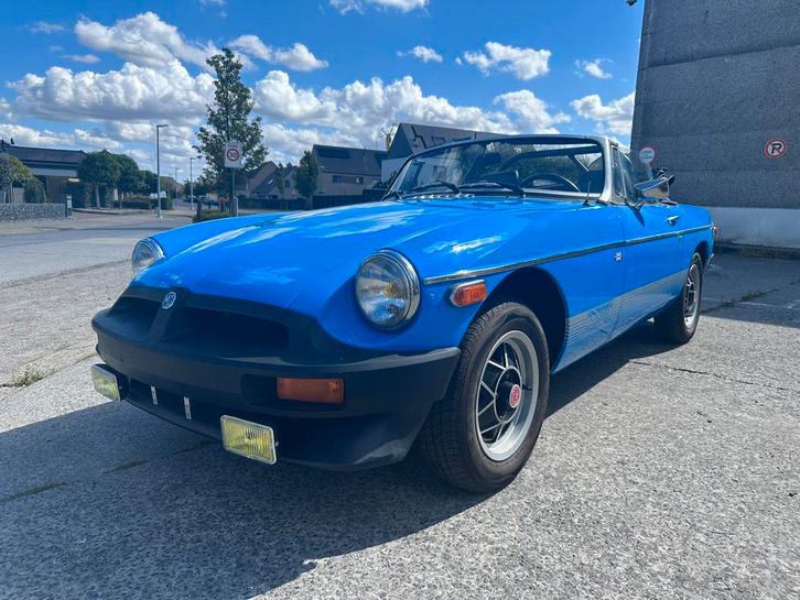 MGB cabrio - 1979 - 1.8 - startklaar !, Autos, Oldtimers & Ancêtres, Entreprise, Achat, Phares antibrouillard, MG, Essence, Cabriolet
